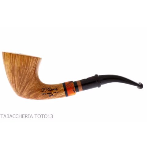 Viprati forma Dublino curva in radica chiara-Viprati