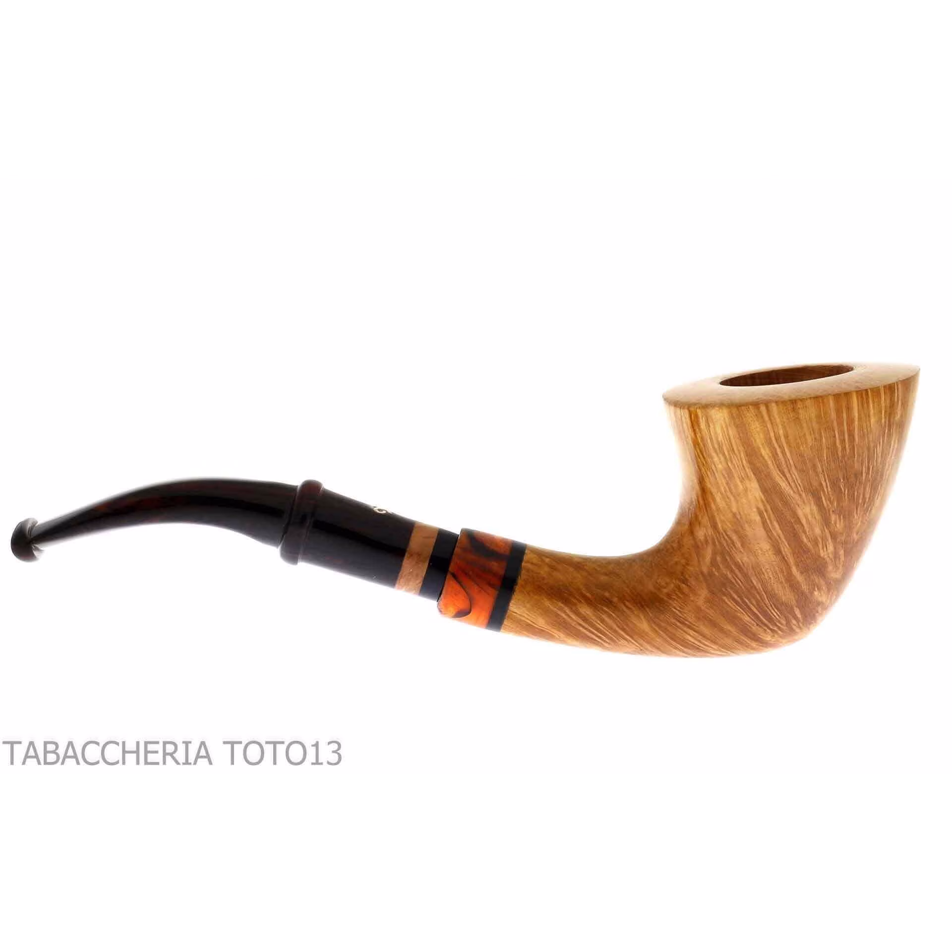 Viprati forma Dublino curva in radica chiara-Viprati