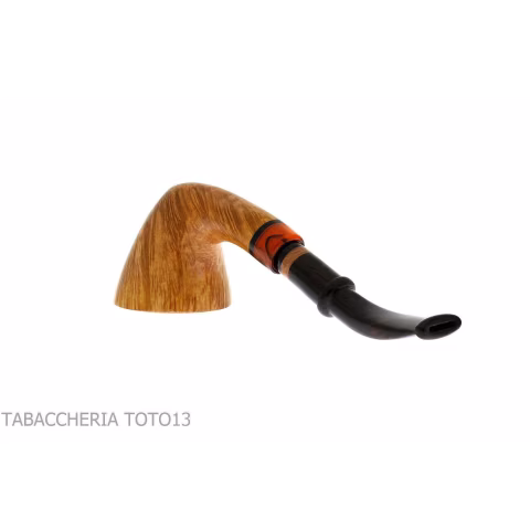 Viprati forma Dublino curva in radica chiara-Viprati