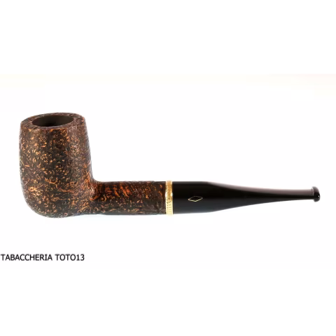 Brebbia First pipe Kit sandblasted shaped billiard 1007 - Tobacco Pipes - Natural root