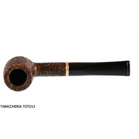 Brebbia First pipe Kit sandblasted shaped billiard 1007 - Tobacco Pipes - Natural root