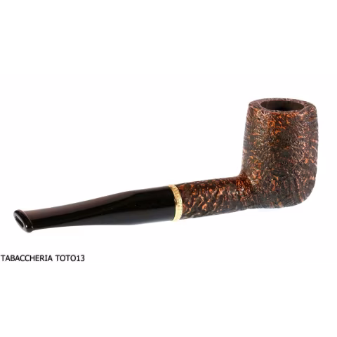 Brebbia First pipe Kit sandblasted shaped billiard 1007 - Tobacco Pipes - Natural root