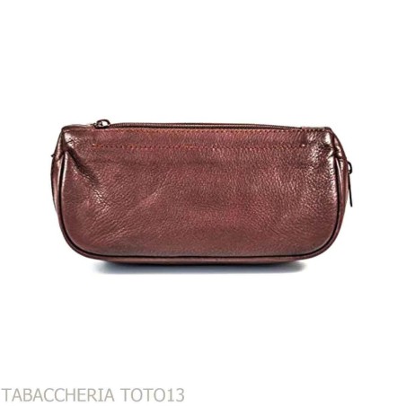 Borsa portapipe e tabacco in nappa by Lubinski - Accessori Per Pipe