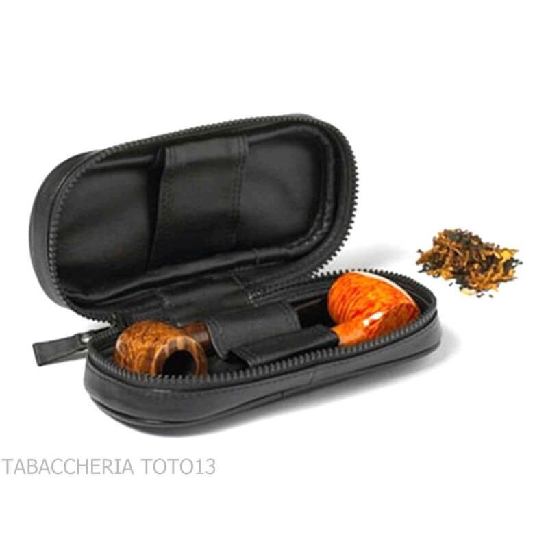 Peterson bauletto per due pipe e tabacco - Peterson Of Doublin Pipe