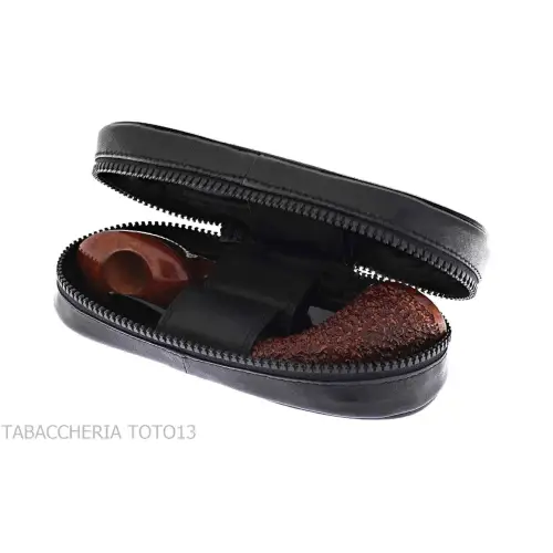 Peterson small leather trunk for two pipes and tobacco - Bags for pipes