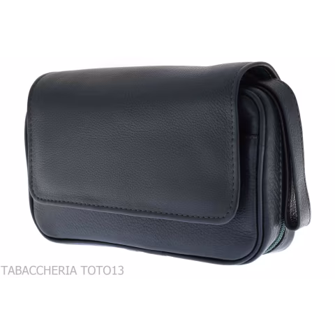 Peterson Avoca bauletto per 3 pipe e tabacco - Borse per Pipe