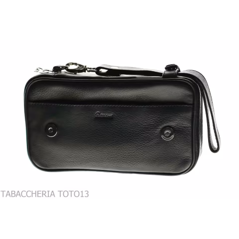 Peterson Avoca bauletto per 3 pipe e tabacco - Borse per Pipe