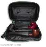 Peterson Avoca top box for three pipes and tobacco - Bags for pipes