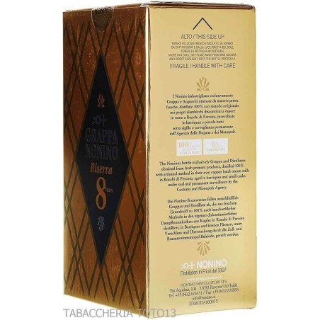 Nonino Riserva 8 years old Vol.43% Cl.70 - Spirits - Marcs