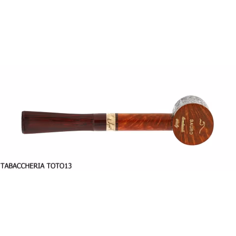Sauro Pipe Stand Up sanded briar - Tobacco Pipes - Natural root