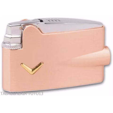Encendedor Ronson mini Varaflame V con acabado de cobre satinado - Alumbradores