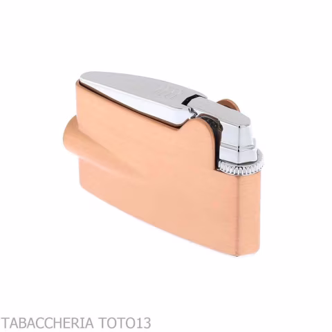 Encendedor Ronson mini Varaflame V con acabado de cobre satinado - Alumbradores