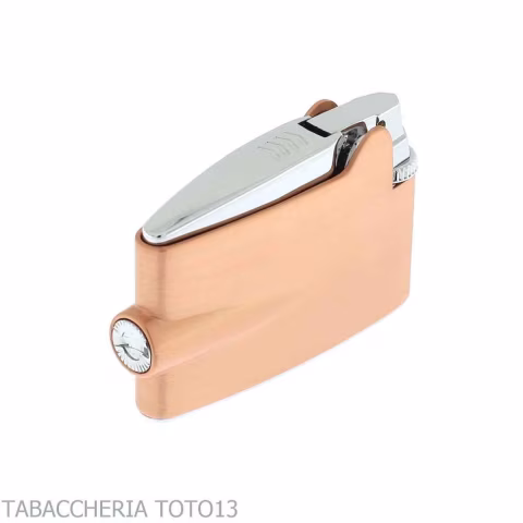 Encendedor Ronson mini Varaflame V con acabado de cobre satinado - Alumbradores