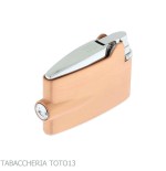 Encendedor Ronson mini Varaflame V con acabado de cobre satinado - Alumbradores
