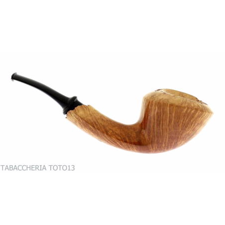 Gabriele Pipemaker radica pipe bent form Doublin, Nautilus line - Tobacco Pipes - Natural root