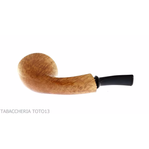 Gabriele Pipemaker radica pipe bent form Doublin, Nautilus line - Tobacco Pipes - Natural root