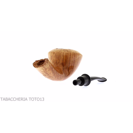 Gabriele Pipemaker radica pipe bent form Doublin, Nautilus line - Tobacco Pipes - Natural root