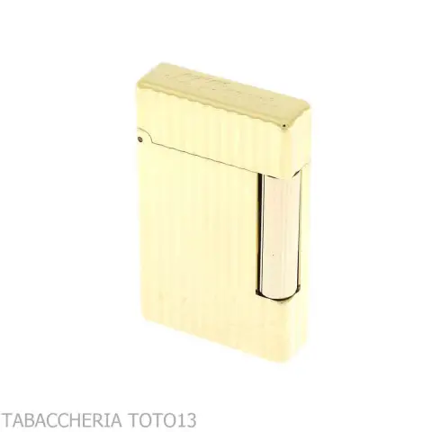 Briquet St Dupont Ligne Initial Cling or brillant et lignes verticales - Briquets - Bronze