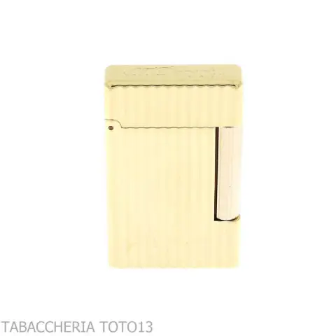 Briquet St Dupont Ligne Initial Cling or brillant et lignes verticales - Briquets - Bronze