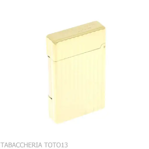 Briquet St Dupont Ligne Initial Cling or brillant et lignes verticales - Briquets - Bronze