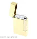 Briquet St Dupont Ligne Initial Cling or brillant et lignes verticales - Briquets - Bronze