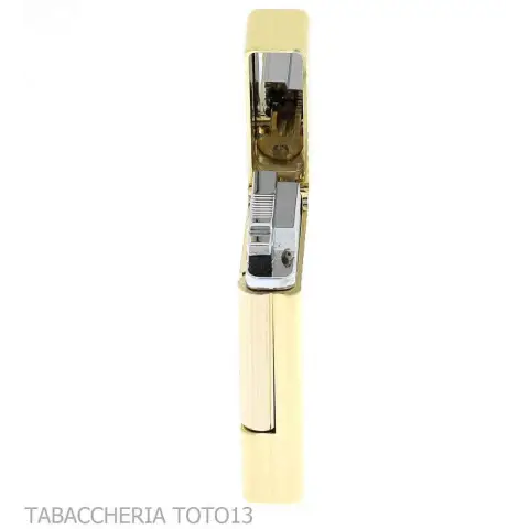 Briquet St Dupont Ligne Initial Cling or brillant et lignes verticales - Briquets - Bronze