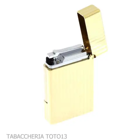 Briquet St Dupont Ligne Initial Cling or brillant et lignes verticales - Briquets - Bronze