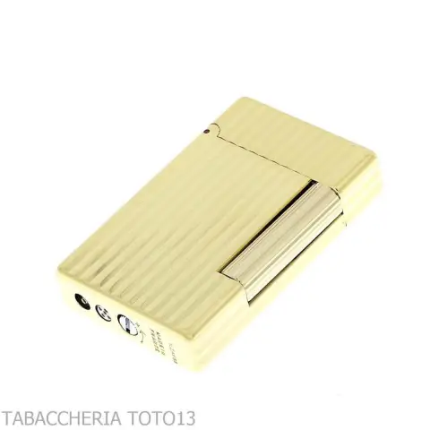 Briquet St Dupont Ligne Initial Cling or brillant et lignes verticales - Briquets - Bronze