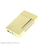 Briquet St Dupont Ligne Initial Cling or brillant et lignes verticales - Briquets - Bronze
