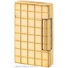 St Dupont lighter Initial Cling line in shiny gold and square - S.t. Dupont