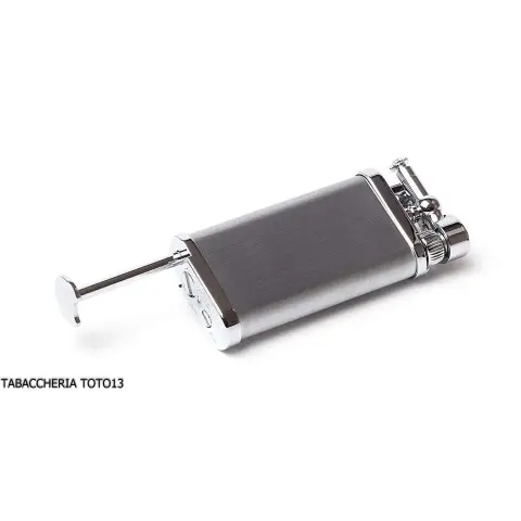 Accendino per pipa Im Corona old boy cromo satinato by Savinelli - Accendini