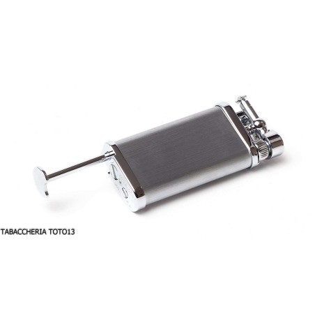 Briquet Im Corona old boy chrome satiné par Savinelli - Briquets - Métal