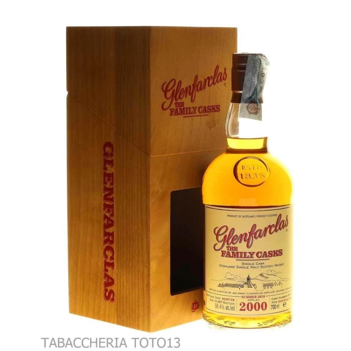 Glenfarclas Distillery - Glenfarclas Family casks 2000 single malt whisky Vol.56,4% Cl.70