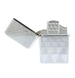 Z-plus cool chrome finish with trapezoidal engravings-Z-plus