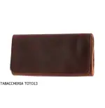 Fiamma di Re Bag 2 Plätze für Pfeifen in Form von American Football in braunem Vintage-Leder - Zubehör für Tabakpfeifen