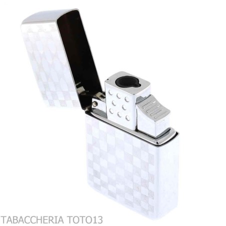 Z-plus cool chrome finish with kinetic hexagonal engravings-Z-plus