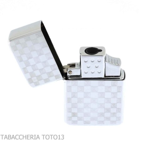 Z-plus cool chrome finish with kinetic hexagonal engravings-Z-plus