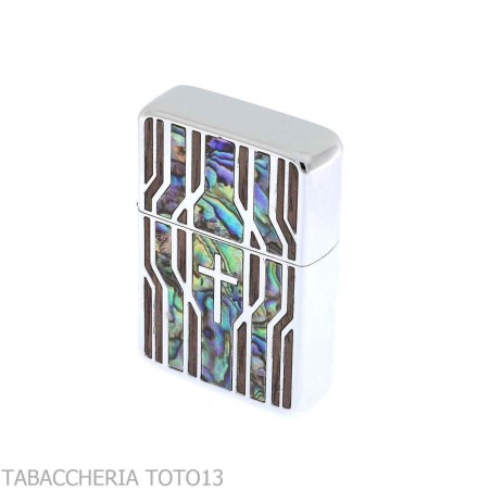 Z-plus Cool acabado de nácar y madera con cruz central - Alumbradores