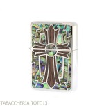 Z-plus cool nacre and wooden cross-Z-plus