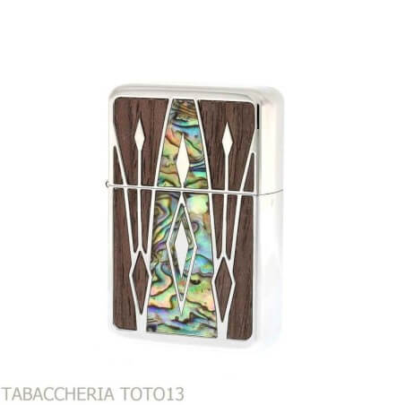 Z-plus cool nacre and wood window design - Z-PLUS