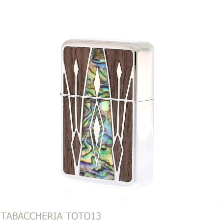 Z-plus cool acabado de nácar y diseño de ventanas de madera-Z-plus