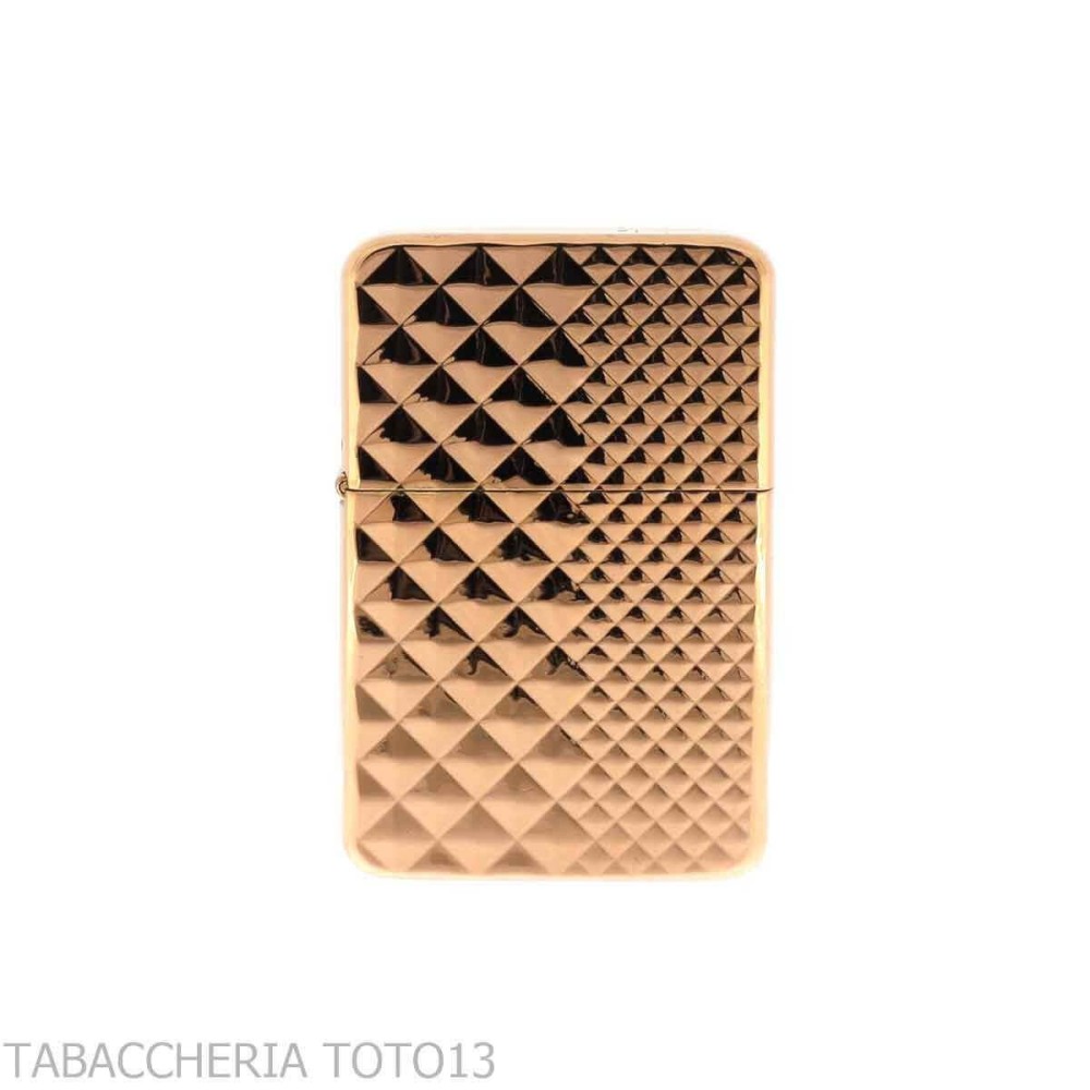 Z-plus cool rose gold finish with kinetic rhombuses on both sides-Z-plus