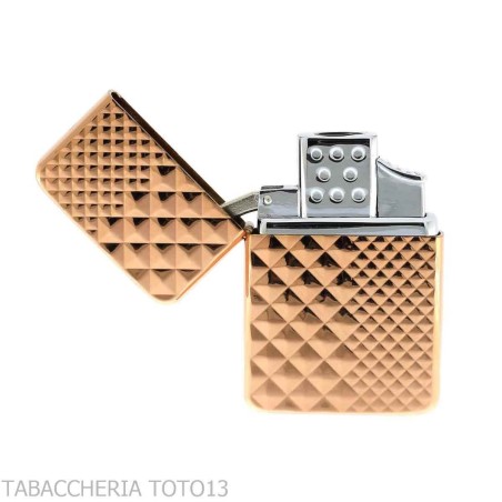 Z-plus cool rose gold finish with kinetic rhombuses on both sides-Z-plus