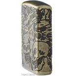 Zippo Feuerzeug Totenkopf Designluxus - Feuerzeuge
