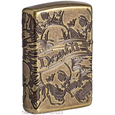 Zippo Feuerzeug Totenkopf Designluxus - Feuerzeuge