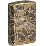 Zippo Feuerzeug Totenkopf Designluxus - Feuerzeuge