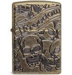 Zippo Feuerzeug Totenkopf Designluxus - Feuerzeuge