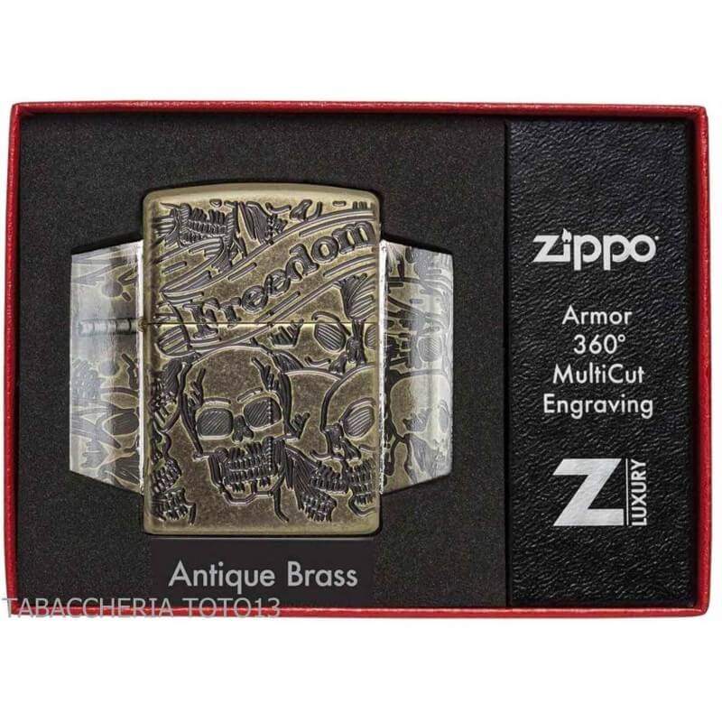 Zippo Freedom Crâne Design Luxe - Zippo