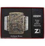 Zippo Feuerzeug Totenkopf Designluxus - Feuerzeuge