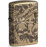 Zippo Feuerzeug Totenkopf Designluxus - Feuerzeuge
